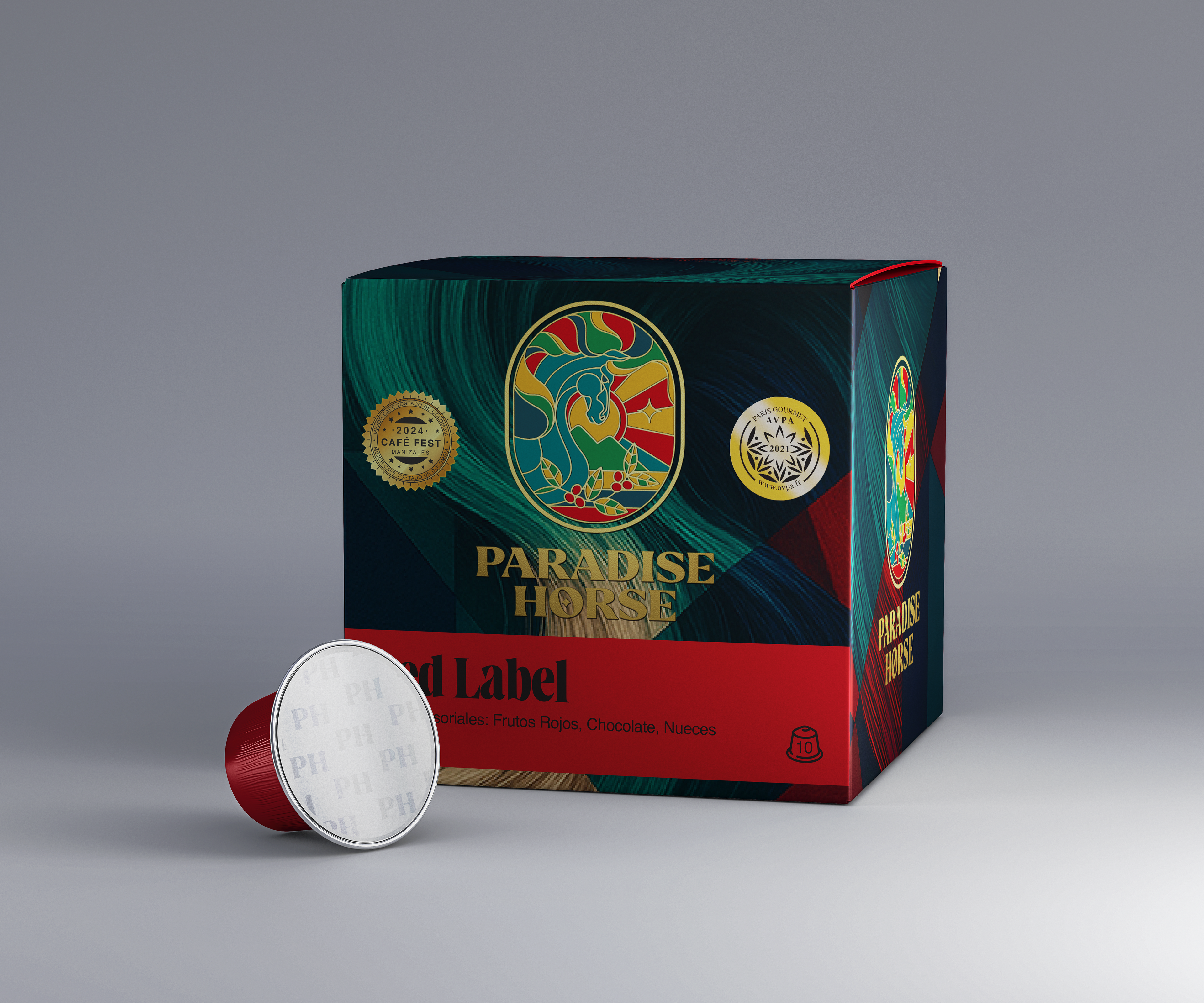 Paradise Horse – Red Label | Cápsulas compatibles con Nespresso® Original