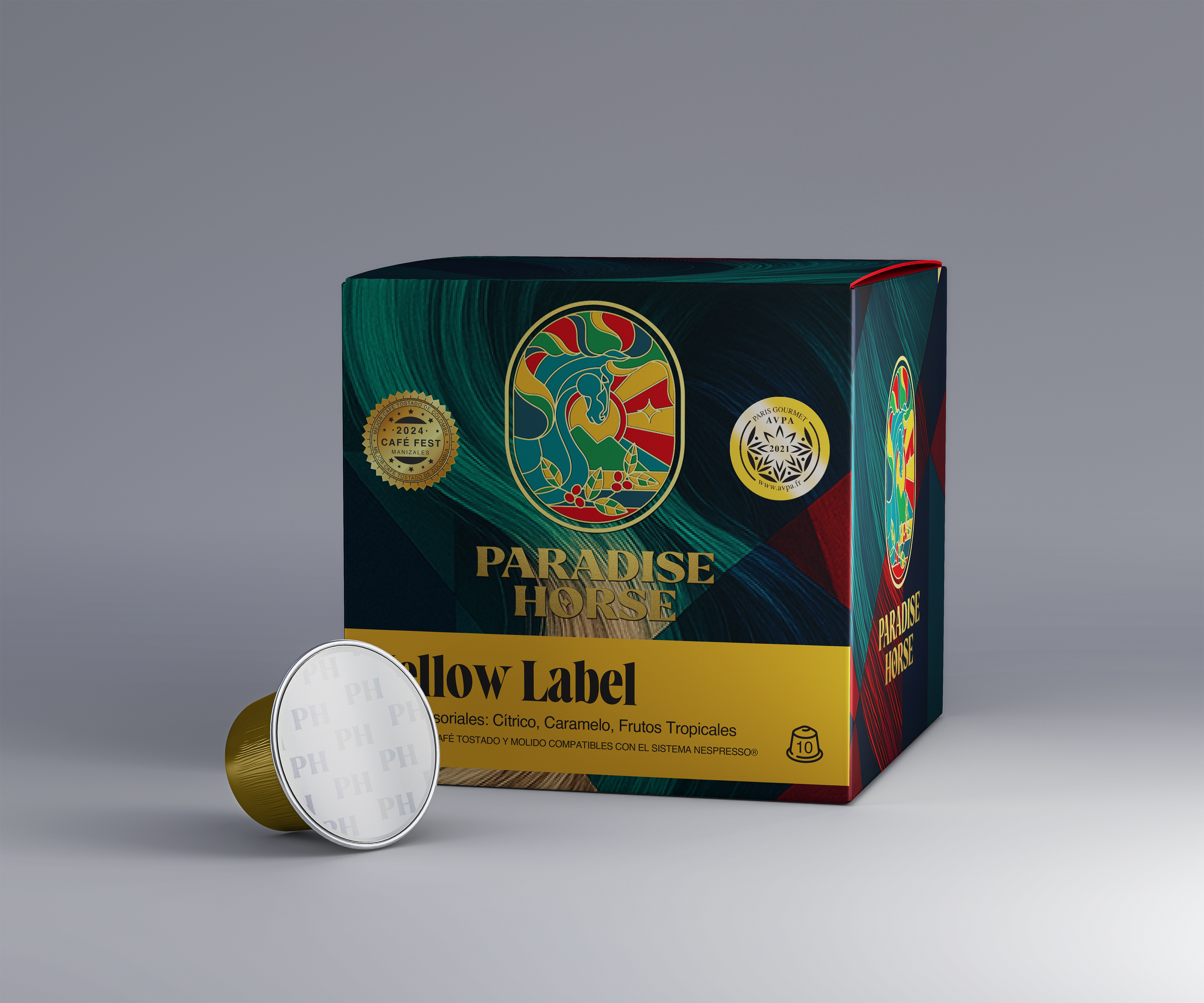 Paradise Horse – Yellow Label | Cápsulas compatibles con Nespresso® Original