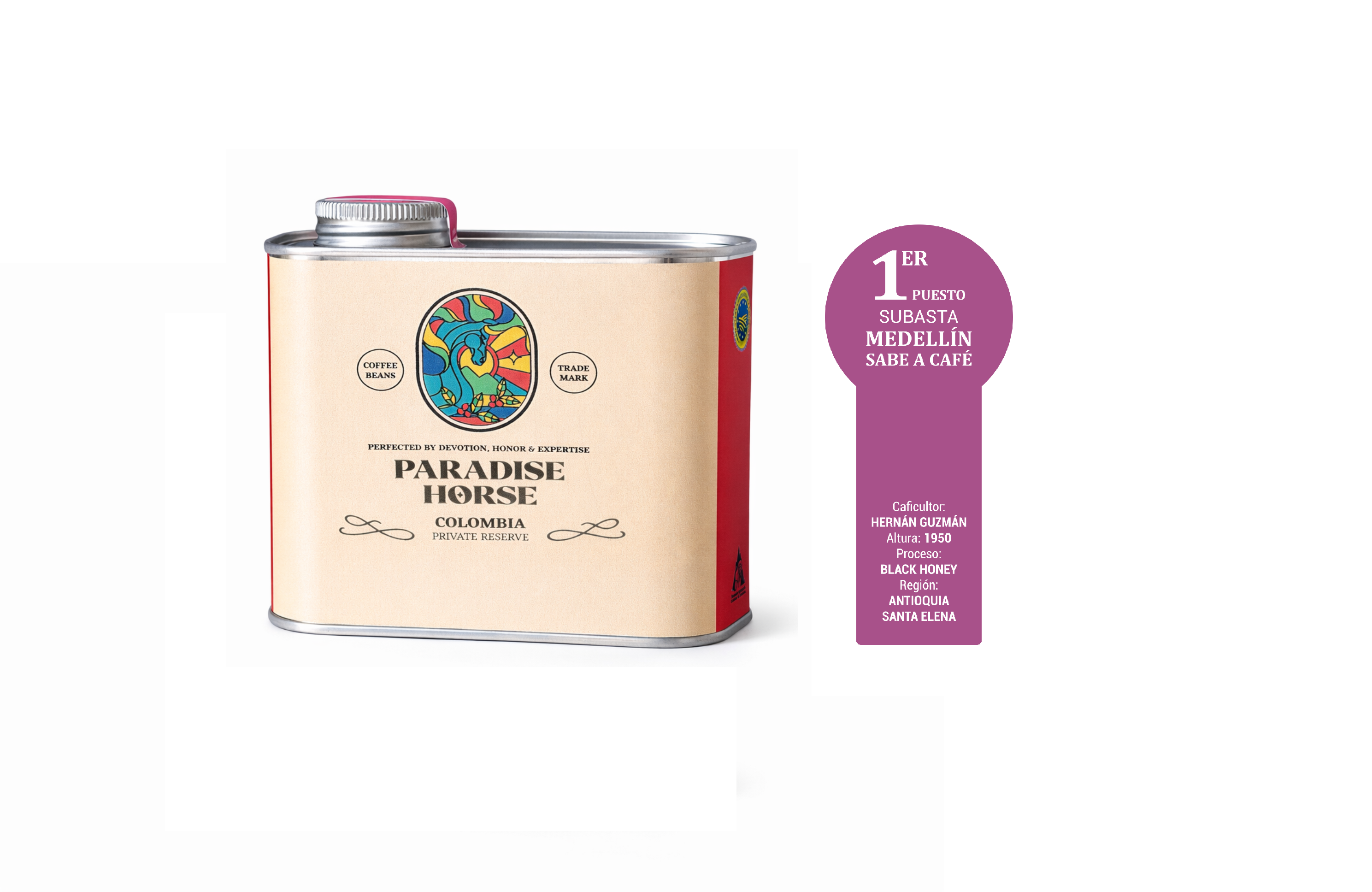 Paradise Horse – Blend Black Honey Campeon Subasta Medellin Sabe a Cafe| Edición Especial Unidades Limitadas